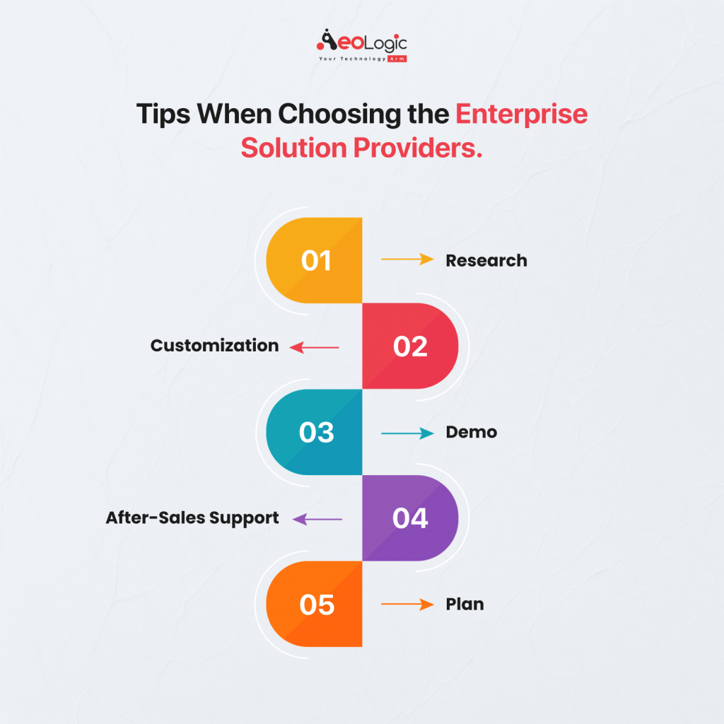 Tips When Choosing the Enterprise Solution Providers